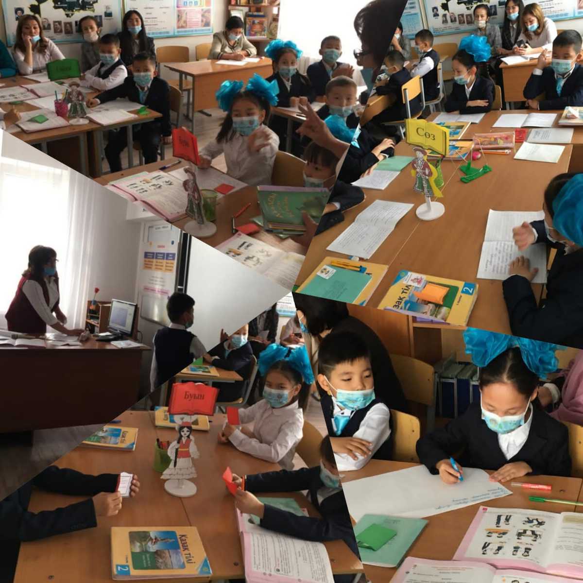 "Үзіліс кезінде демалуға арналған ережелерді сақтаймын. Хабарлы сөйлем" тақырыбында ашық сабақ