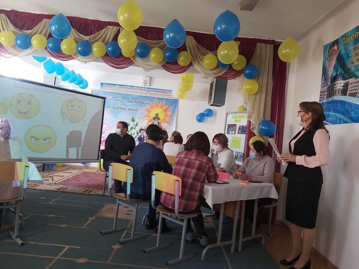 3 "В" сынып ата- аналарымен "Құндылықтардың адам өміріндегі рөлі" тақырыбында  семинар