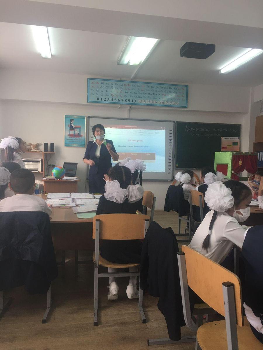 “Кітап” тақырыбында ашық сабақ