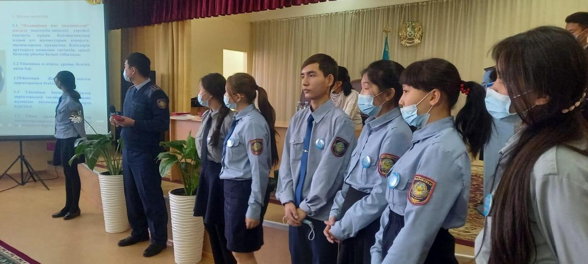 Алатау АПБ ЖПҚБ ЮПБ бастығы  полиция капитаны И.М. Дарикуловпен кездесу