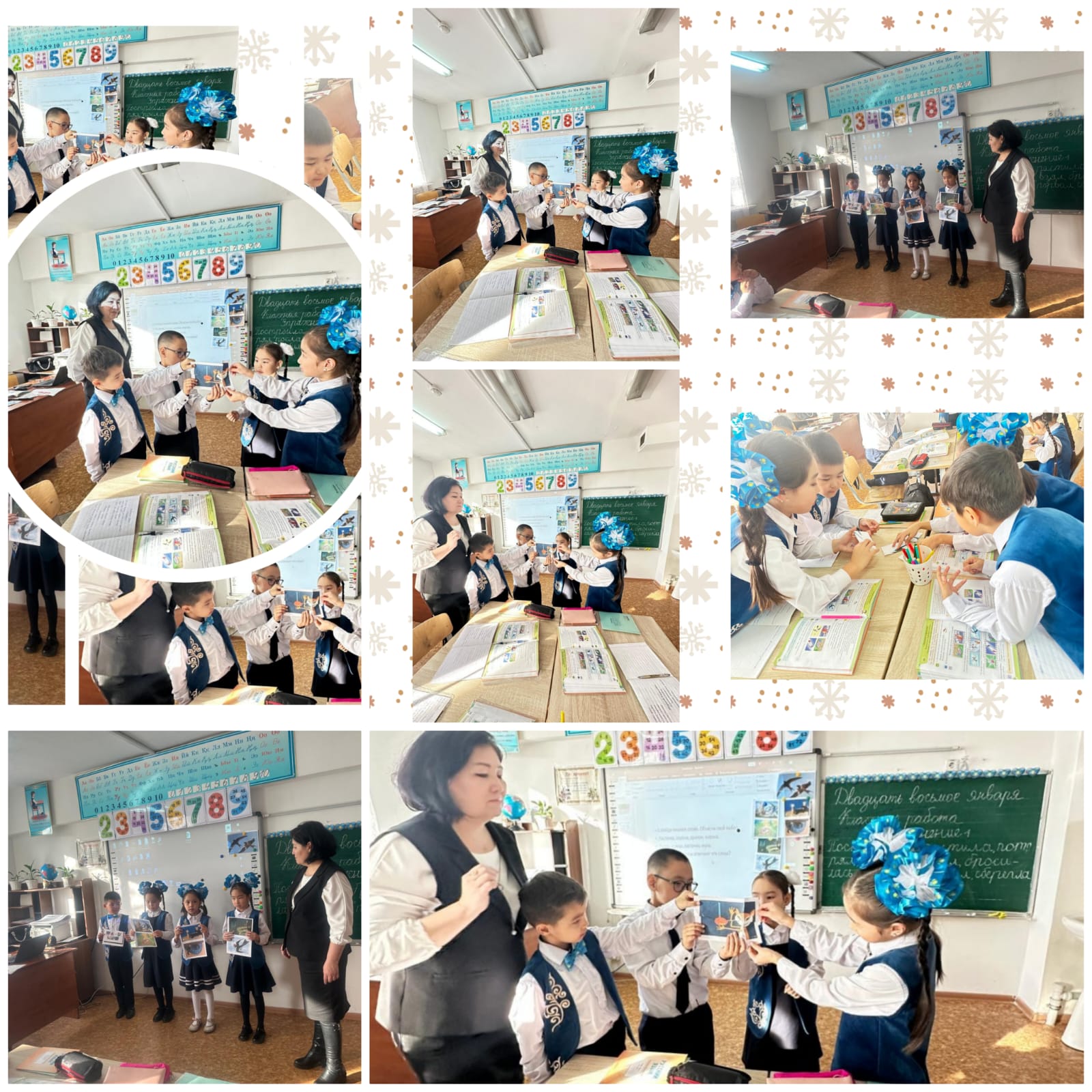 орыс тілі пәні мұғалімі Рысбаева Асель Сабырбековна 2 "Ә" сынып оқушыларымен "Почему у ласточки хвост рожками" тақырыбында сабақ өткізді.