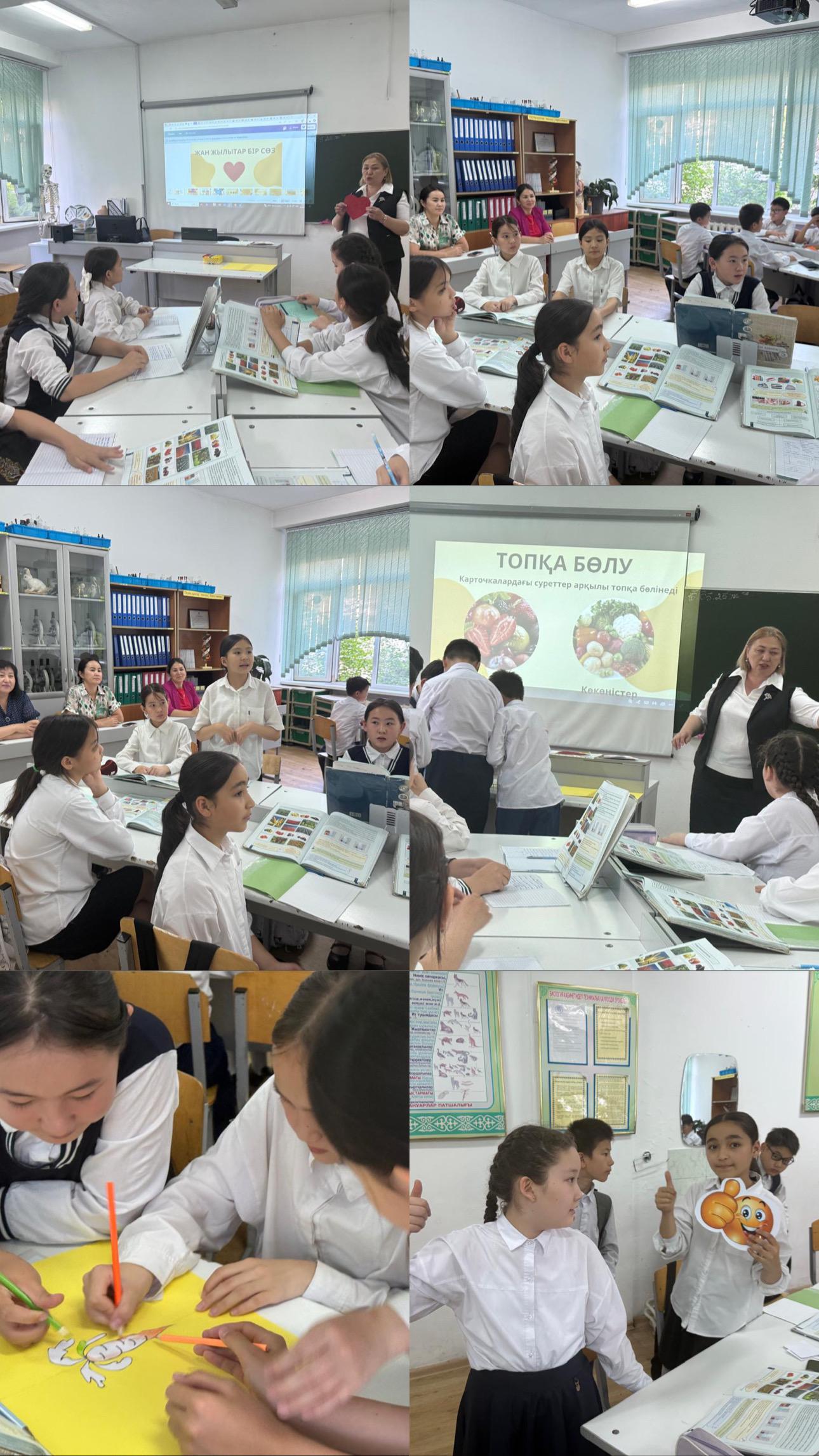 “Өсімдік шаруашылығының негізгі бағыттары”тақырыбында ашық сабақ