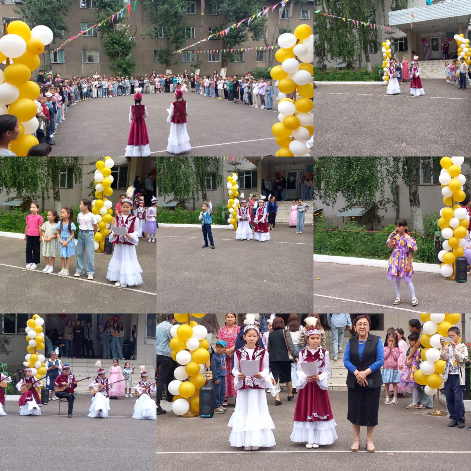 А.Қарсақбаев атындағы 41 жалпы білім беретін мектеп жанын ашылған “ Ақ көгершін “ лагерінің ашылуы болды.